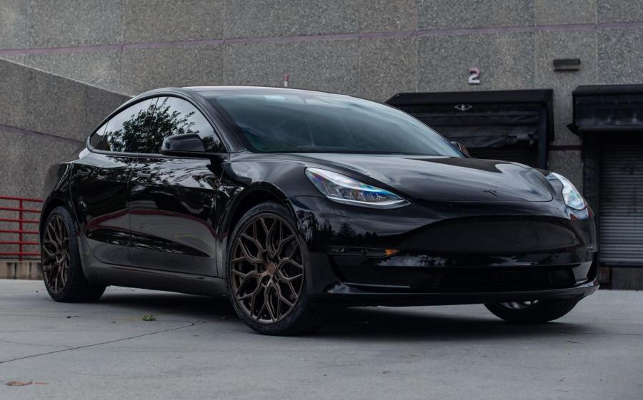 Tesla Model 3 by TAG Motorsports on Vossen Wheels (HF-2) '2019